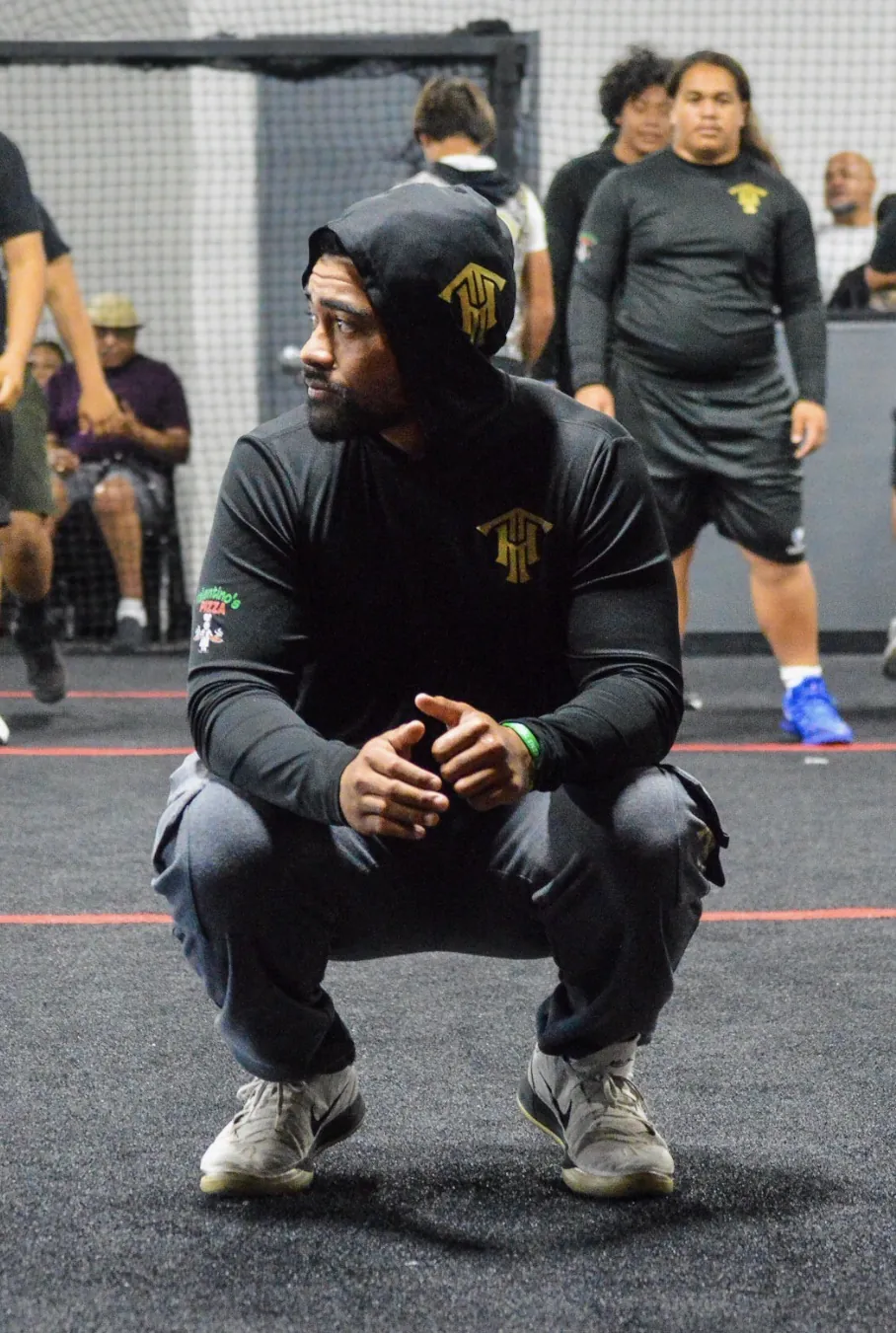 Coach Cy Maiava Fitivale, head coach and owner of Trench House